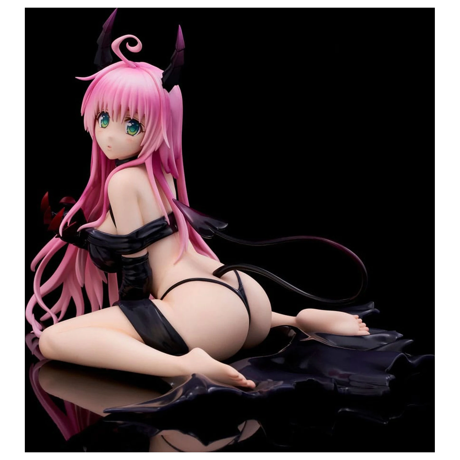To Love-Ru Darkness Statue PVC 1/6 Lala Satalin Deviluke Darkness Ver. Renewal Package Edition 15 cm product photo