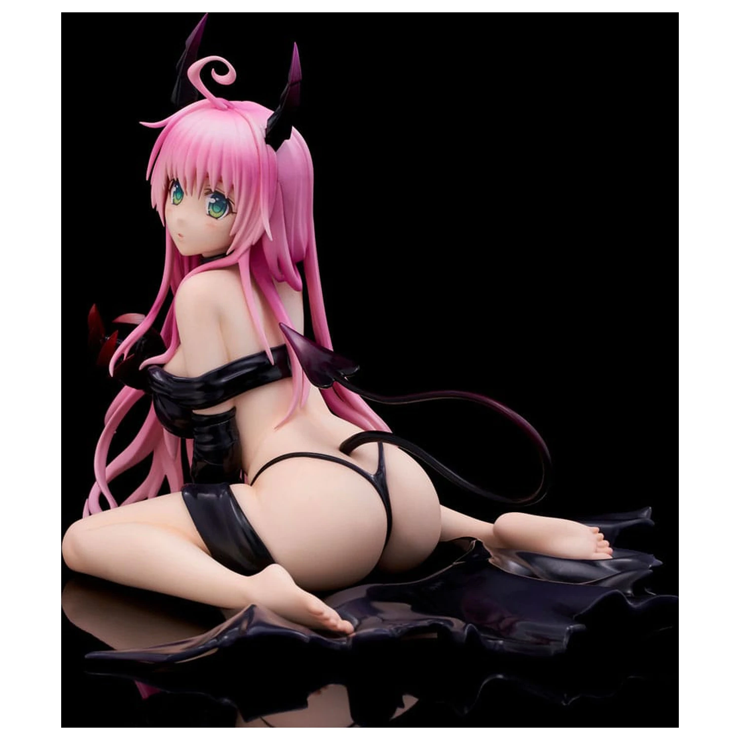 To Love-Ru Darkness Statue PVC 1/6 Lala Satalin Deviluke Darkness Ver. Renewal Package Edition 15 cm product photo
