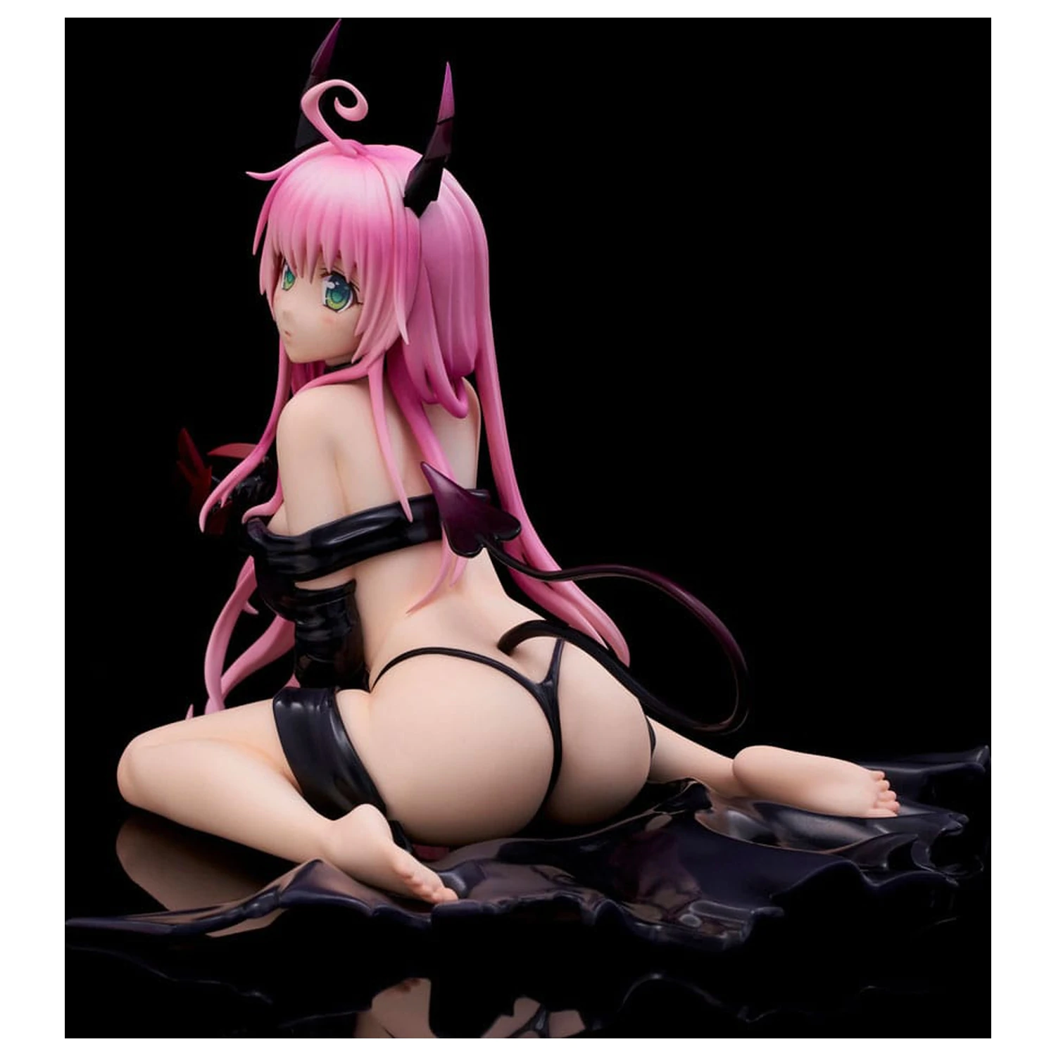To Love-Ru Darkness Statue PVC 1/6 Lala Satalin Deviluke Darkness Ver. Renewal Package Edition 15 cm product photo
