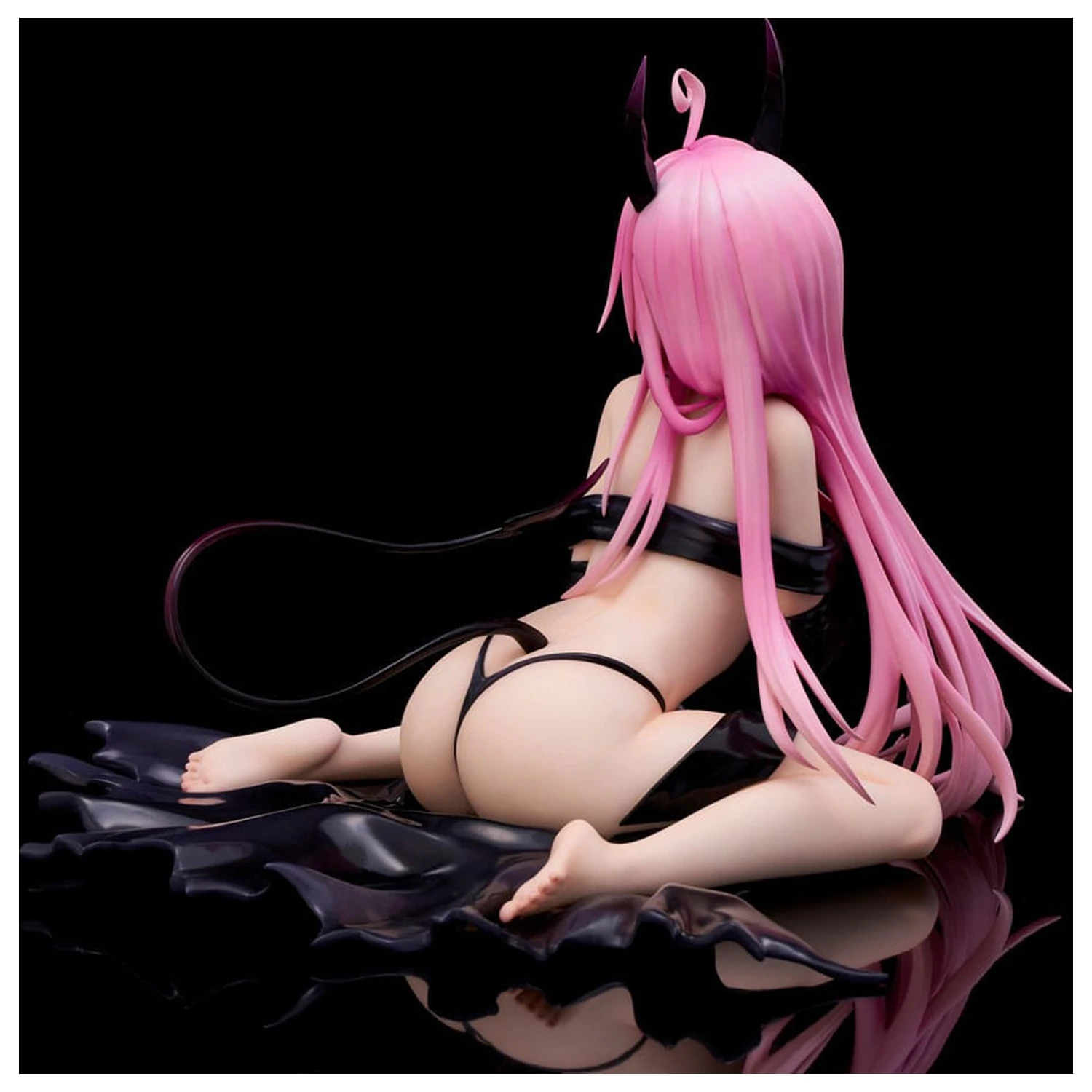 To Love-Ru Darkness Statue PVC 1/6 Lala Satalin Deviluke Darkness Ver. Renewal Package Edition 15 cm product photo