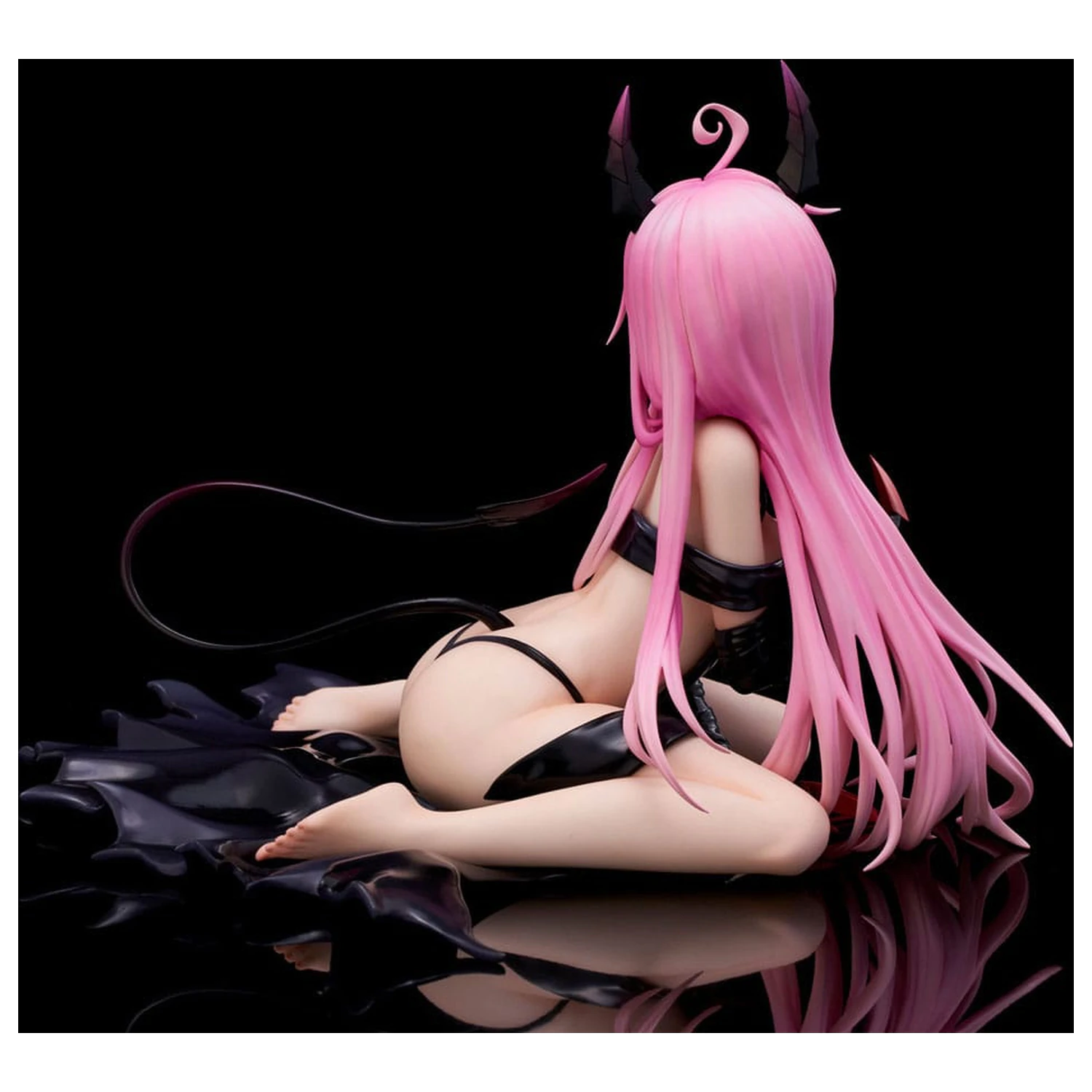 To Love-Ru Darkness Statue PVC 1/6 Lala Satalin Deviluke Darkness Ver. Renewal Package Edition 15 cm product photo