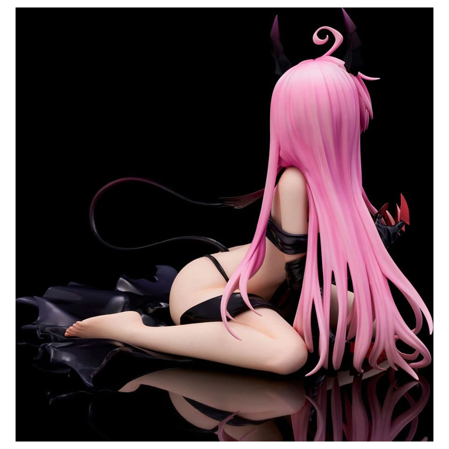 To Love-Ru Darkness Statue PVC 1/6 Lala Satalin Deviluke Darkness Ver. Renewal Package Edition 15 cm product photo