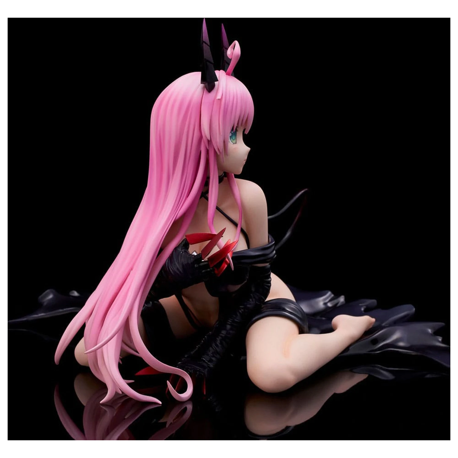 To Love-Ru Darkness Statue PVC 1/6 Lala Satalin Deviluke Darkness Ver. Renewal Package Edition 15 cm product photo