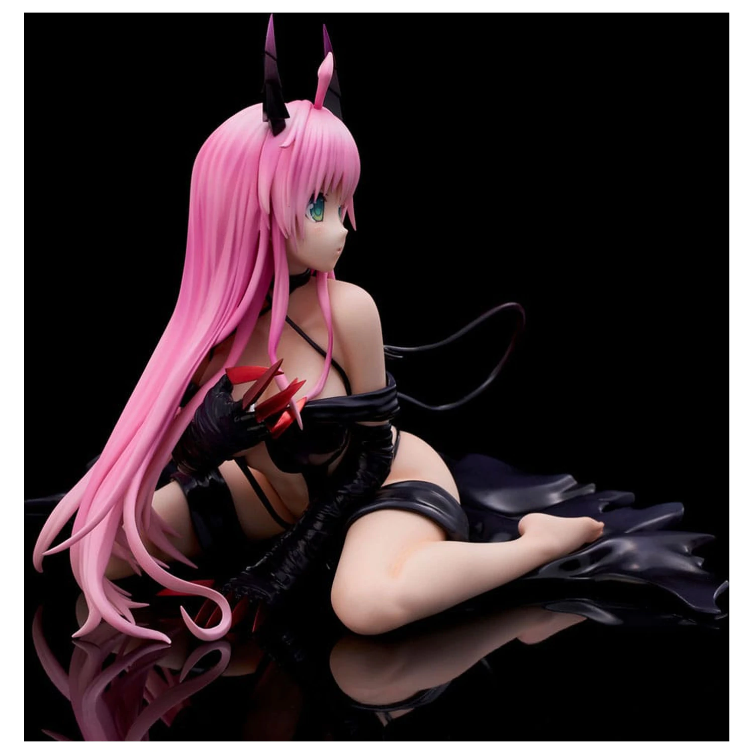 To Love-Ru Darkness Statue PVC 1/6 Lala Satalin Deviluke Darkness Ver. Renewal Package Edition 15 cm product photo