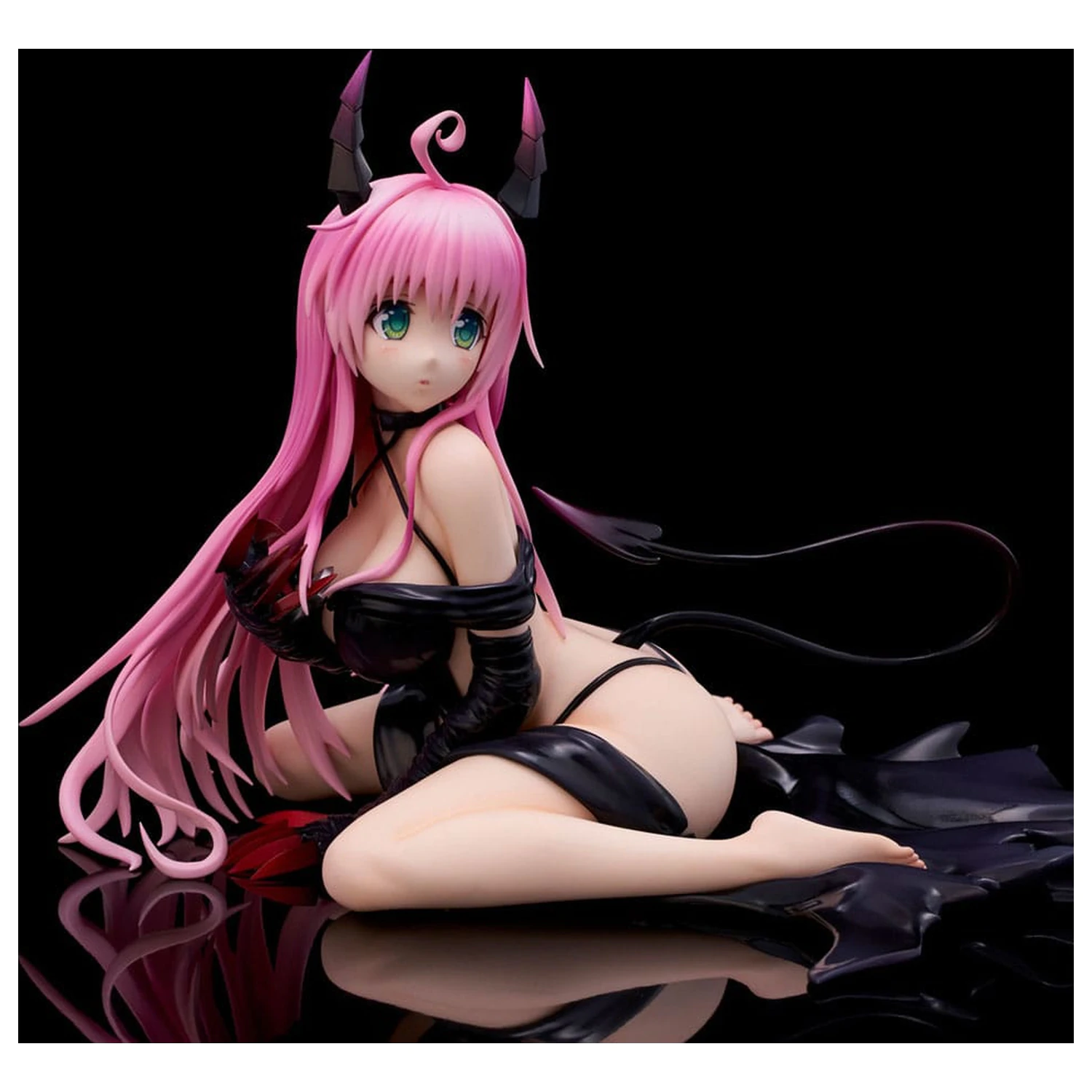 To Love-Ru Darkness Statue PVC 1/6 Lala Satalin Deviluke Darkness Ver. Renewal Package Edition 15 cm product photo