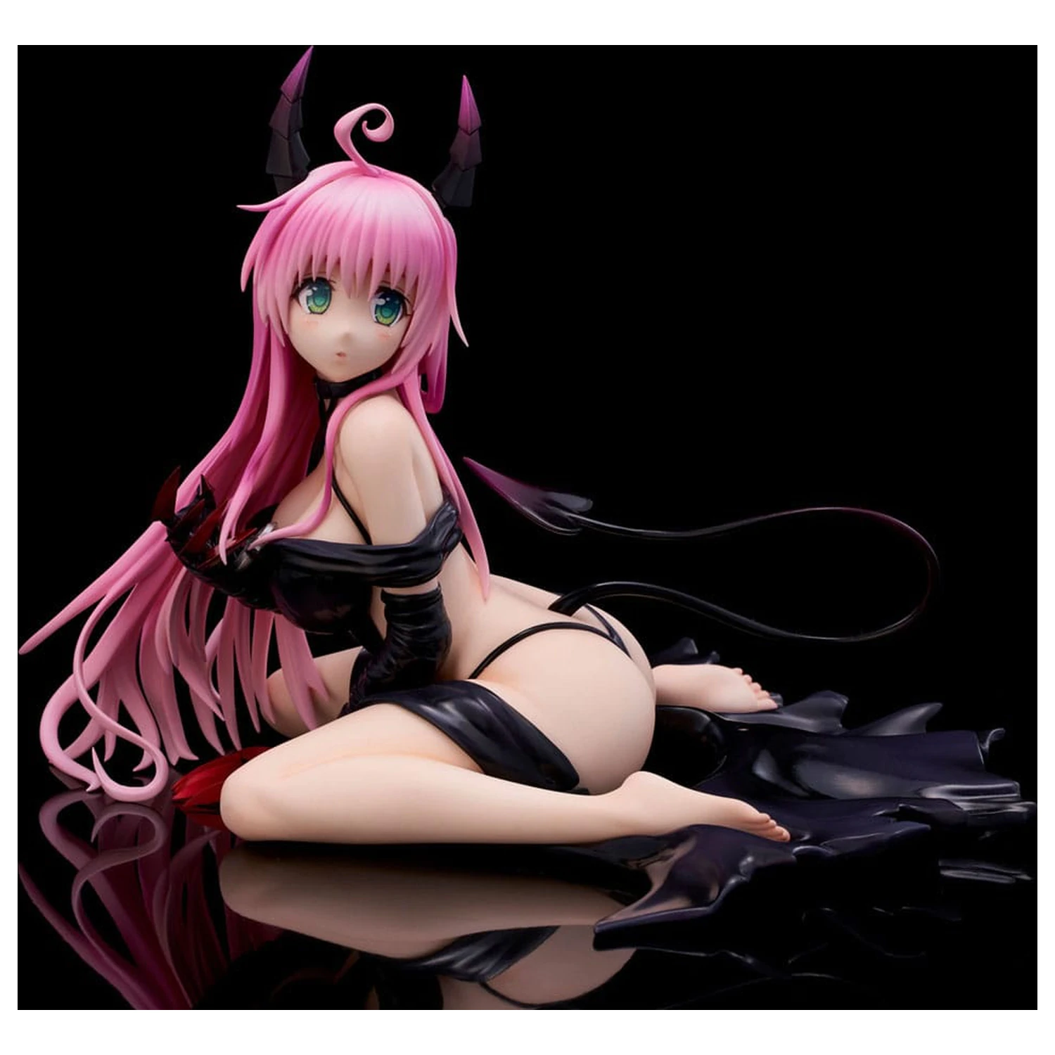 To Love-Ru Darkness Statue PVC 1/6 Lala Satalin Deviluke Darkness Ver. Renewal Package Edition 15 cm product photo