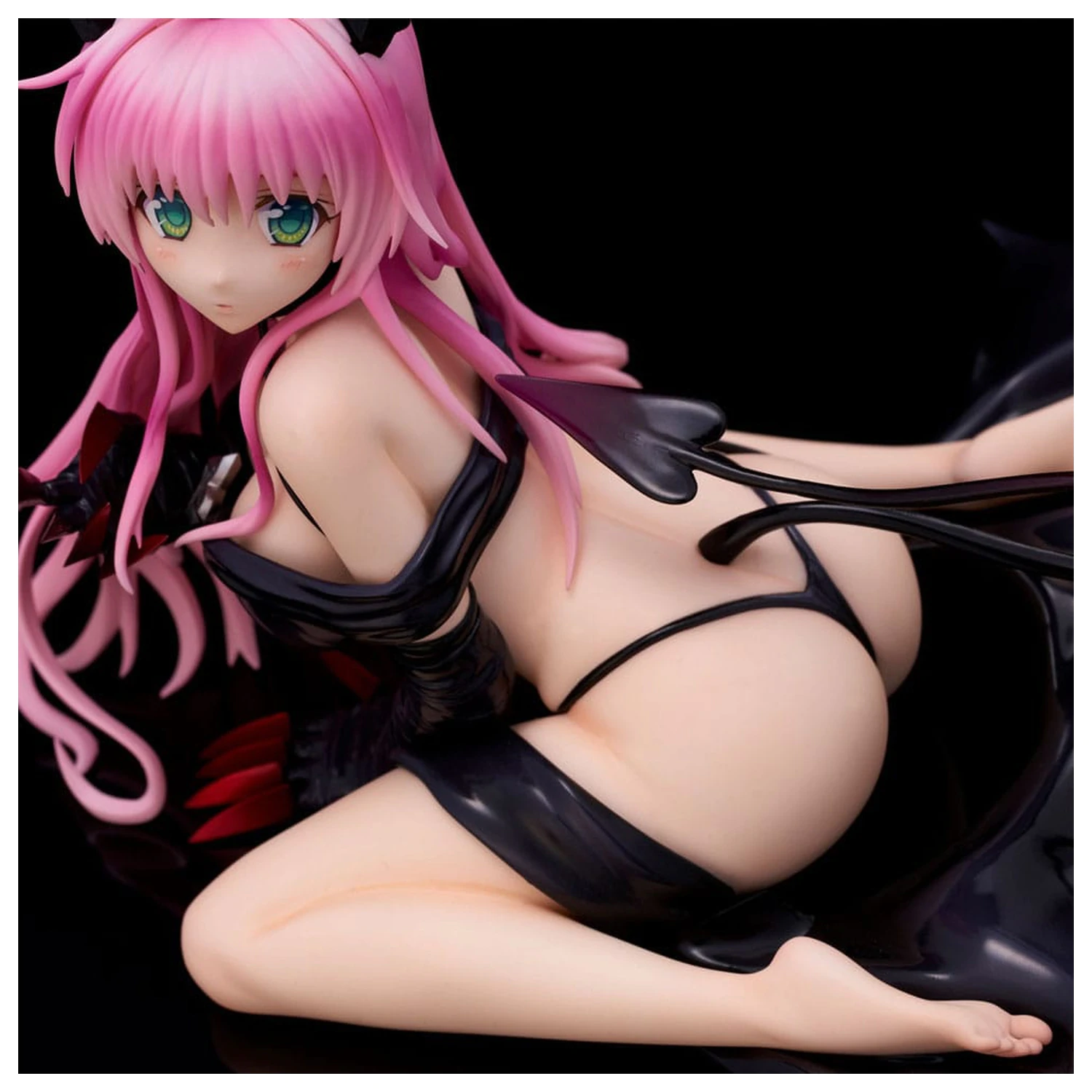 To Love-Ru Darkness Statue PVC 1/6 Lala Satalin Deviluke Darkness Ver. Renewal Package Edition 15 cm product photo