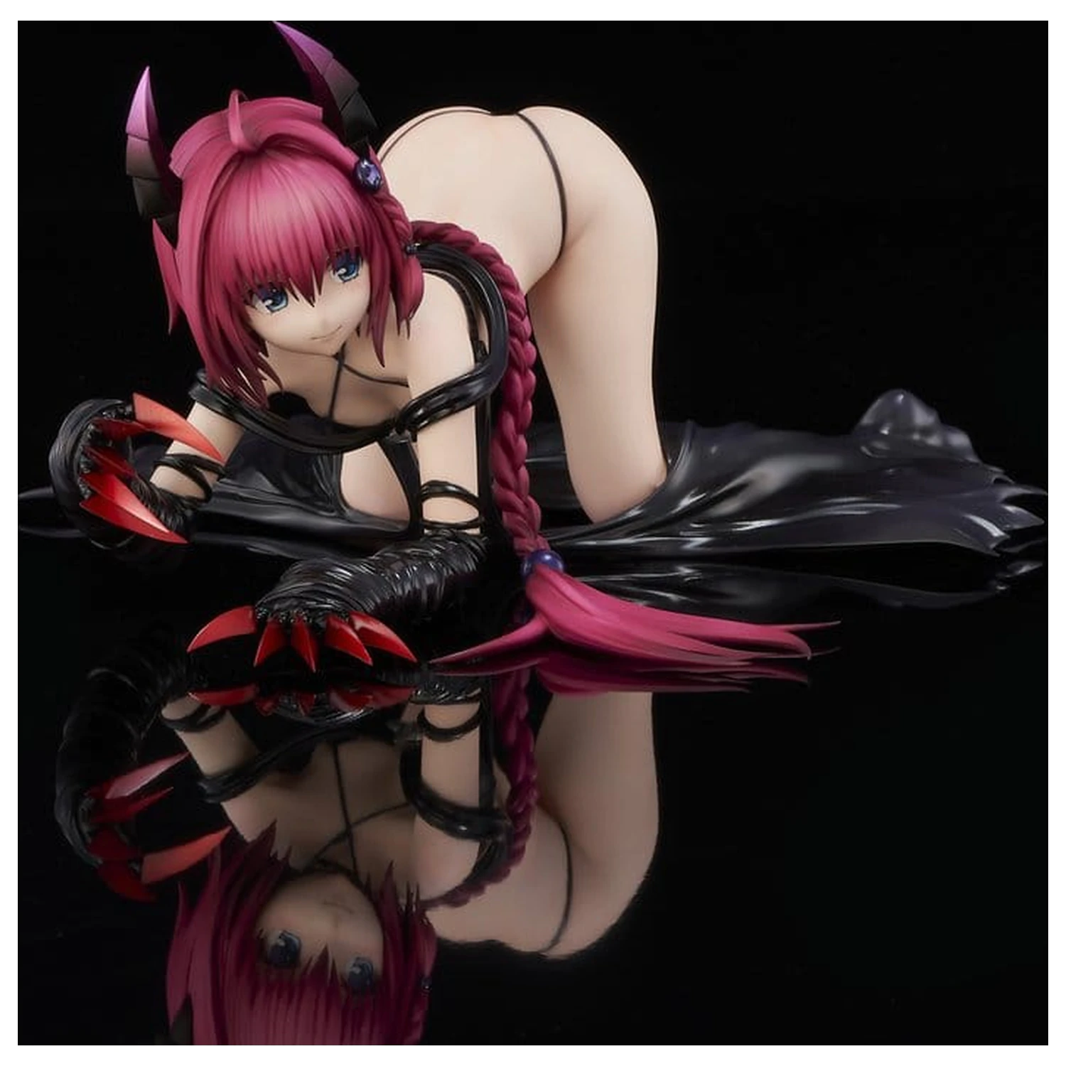 To Love-Ru Darkness PVC Figure 1/6 Mea Kurosaki Darkness Ver. (Renewal Package Edition) 11 cm product photo