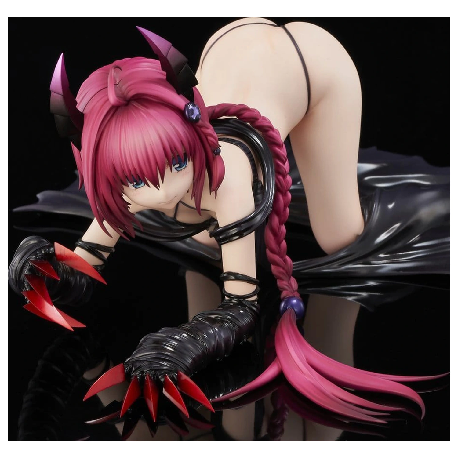 To Love-Ru Darkness PVC Figure 1/6 Mea Kurosaki Darkness Ver. (Renewal Package Edition) 11 cm product photo