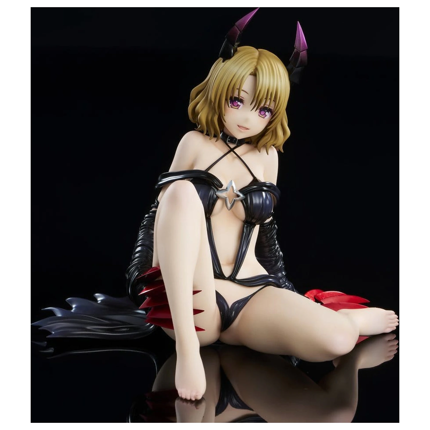 To Love Ru Darkness PVC Figure 1/6 Risa Momioka Darkness Ver. 15 cm product photo