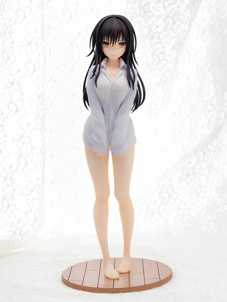 To Love-Ru Darkness Statue PVC 1/6 Yui Kotegawa White Shirt Ver. 25 cm product photo