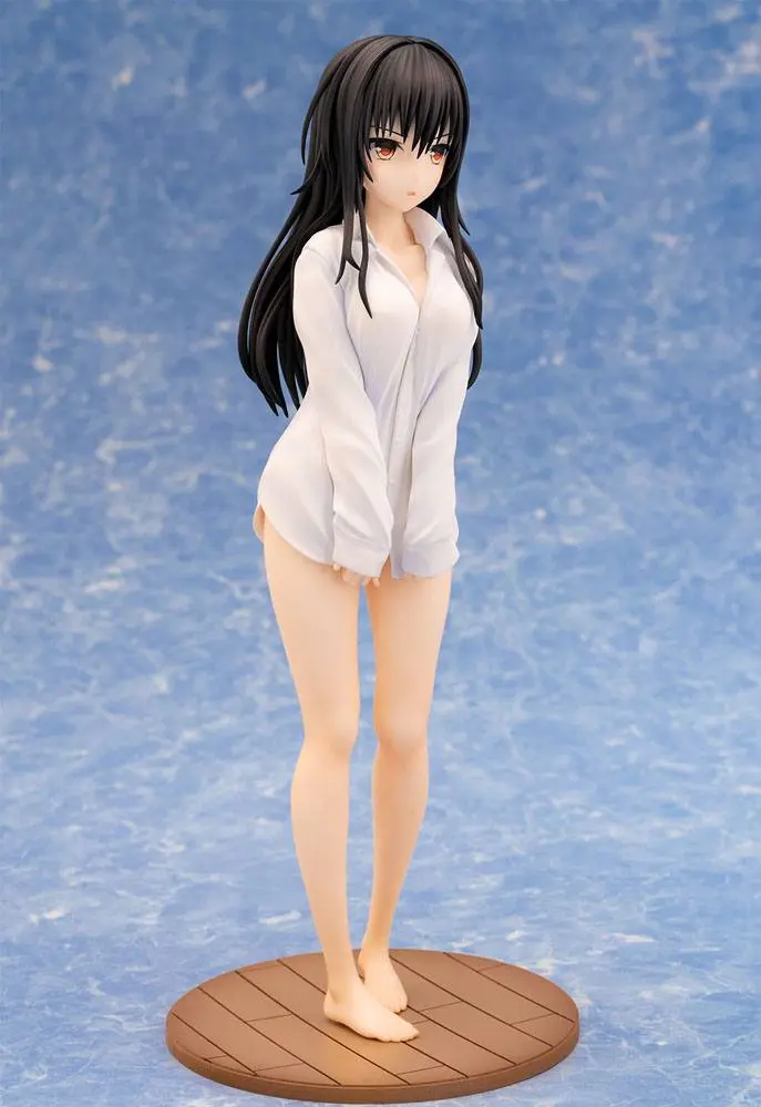 To Love-Ru Darkness Statue PVC 1/6 Yui Kotegawa White Shirt Ver. 25 cm product photo