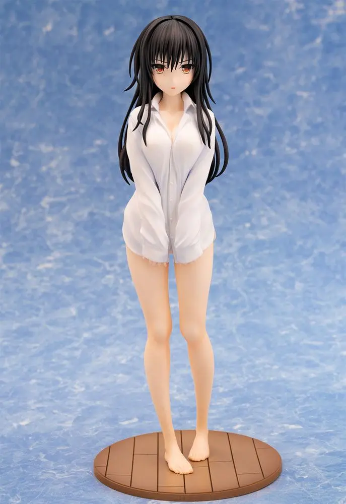 To Love-Ru Darkness Statue PVC 1/6 Yui Kotegawa White Shirt Ver. 25 cm product photo