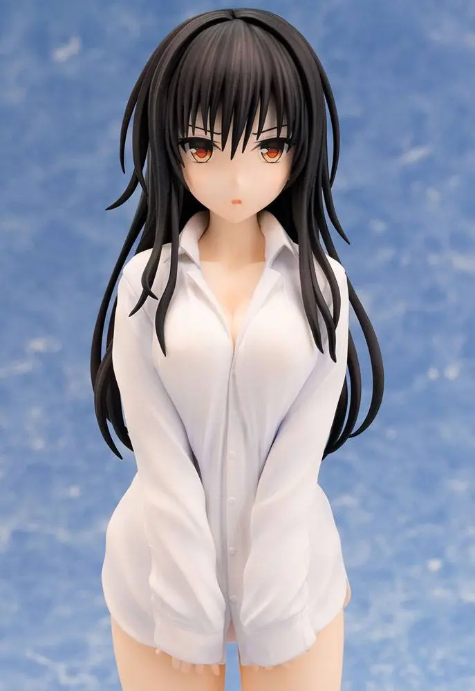 To Love-Ru Darkness Statue PVC 1/6 Yui Kotegawa White Shirt Ver. 25 cm product photo