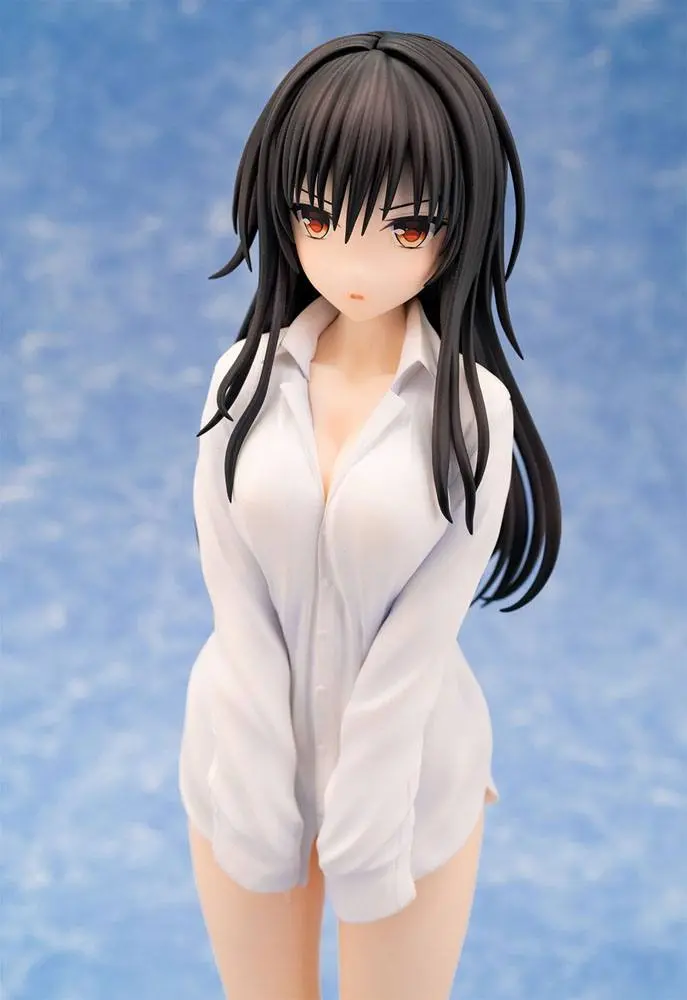 To Love-Ru Darkness Statue PVC 1/6 Yui Kotegawa White Shirt Ver. 25 cm product photo
