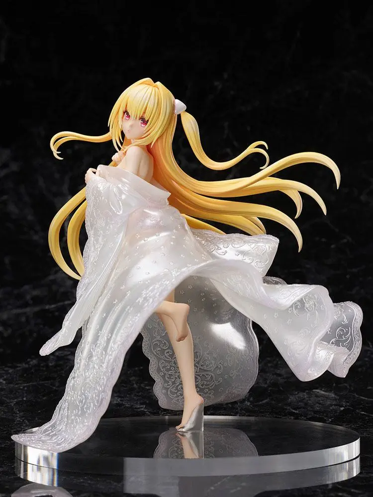 To Love-Ru Darkness PVC Statue 1/7 Golden Darkness - Shiromuku 23 cm product photo