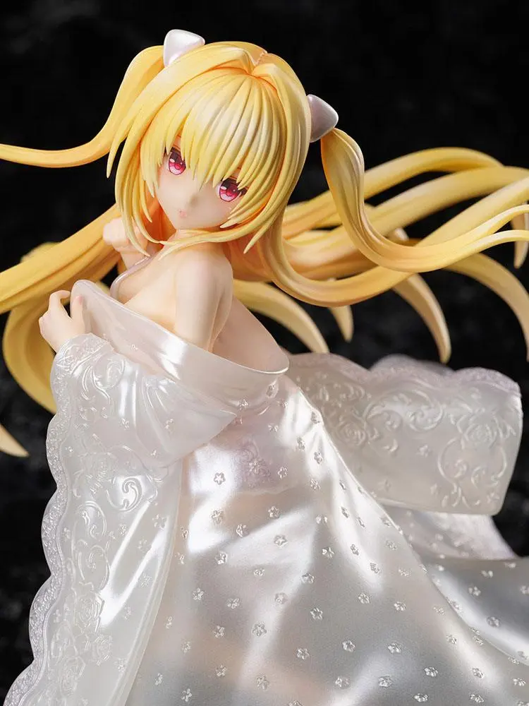 To Love-Ru Darkness PVC Statue 1/7 Golden Darkness - Shiromuku 23 cm product photo