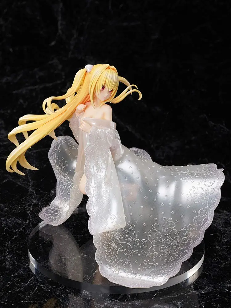 To Love-Ru Darkness PVC Statue 1/7 Golden Darkness - Shiromuku 23 cm product photo