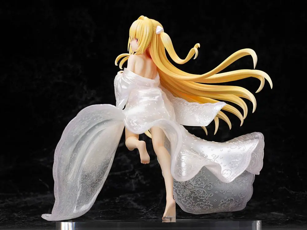 To Love-Ru Darkness PVC Statue 1/7 Golden Darkness - Shiromuku 23 cm product photo