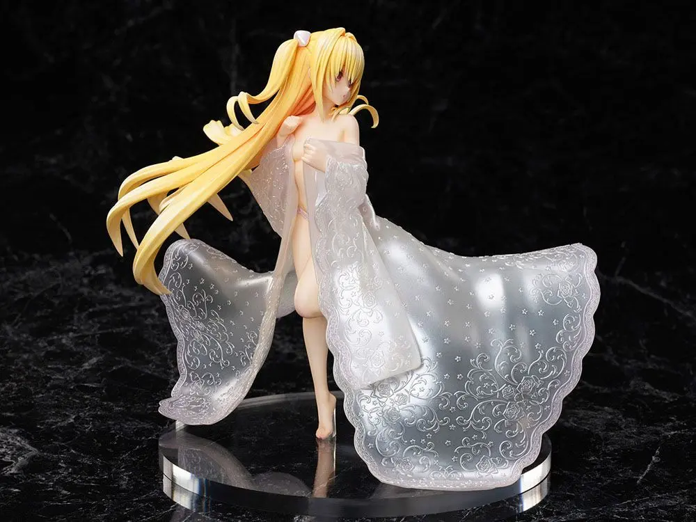 To Love-Ru Darkness PVC Statue 1/7 Golden Darkness - Shiromuku 23 cm product photo