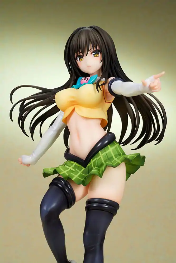To Love-Ru Darkness Statue PVC 1/7 Yui Kotegawa Arranged Uniform Ver. 24 cm product photo
