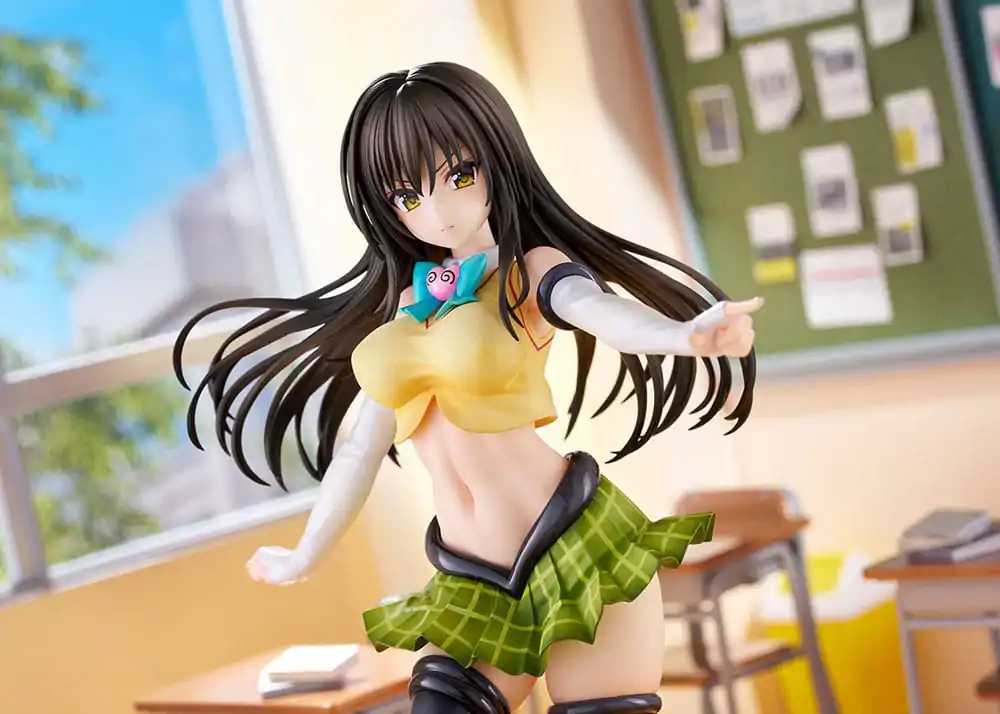 To Love-Ru Darkness Statue PVC 1/7 Yui Kotegawa Arranged Uniform Ver. 24 cm product photo