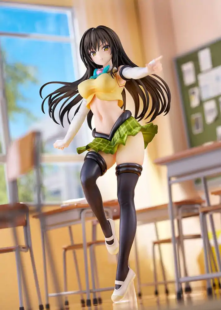 To Love-Ru Darkness Statue PVC 1/7 Yui Kotegawa Arranged Uniform Ver. 24 cm product photo