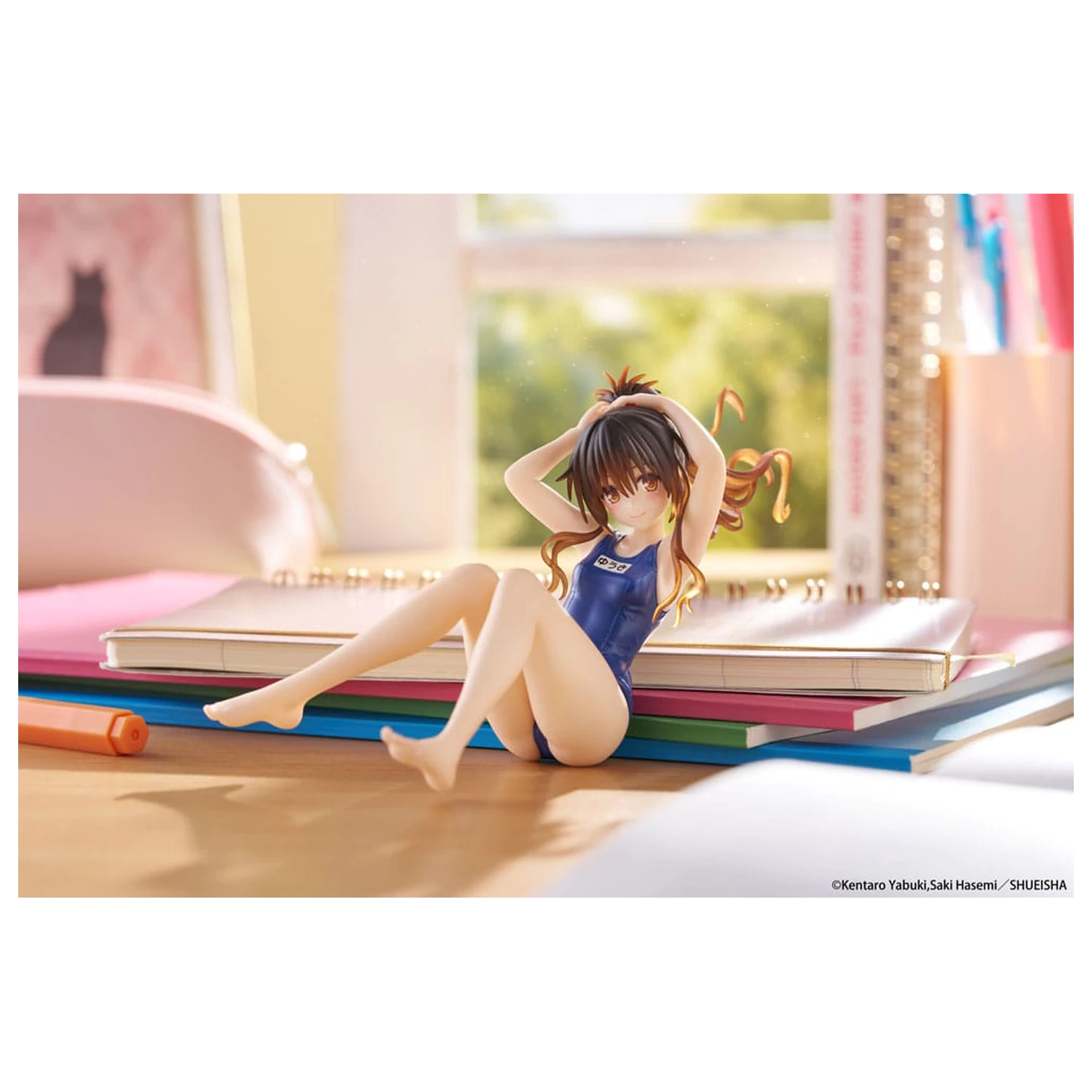 To Love-Ru Darkness Aqua Float Girls PVC Statue Mikan Yuki 10 cm   product photo