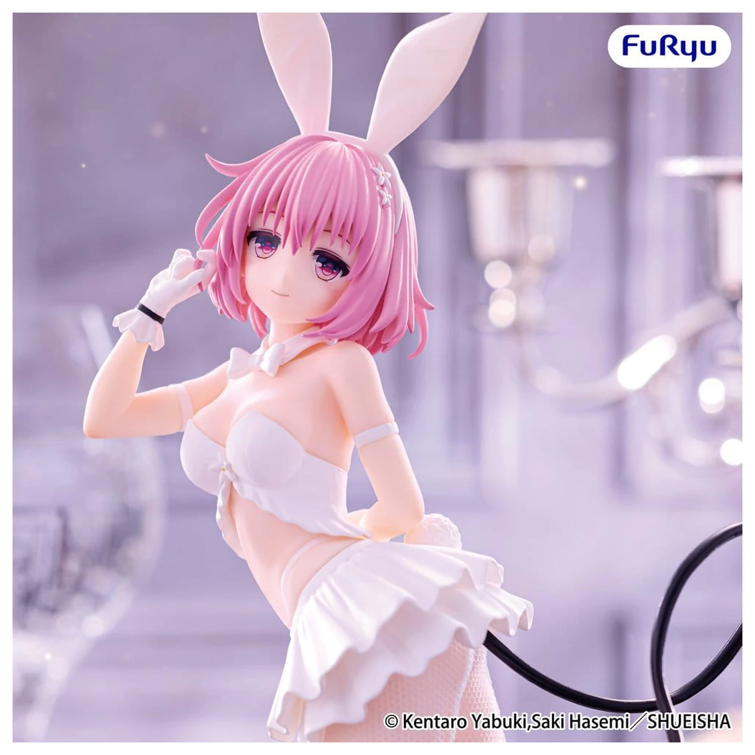 To Love-Ru Darkness BiCute Bunnies PVC Statue Momo Belia Deviluke White Color Ver. 27 cm    product photo