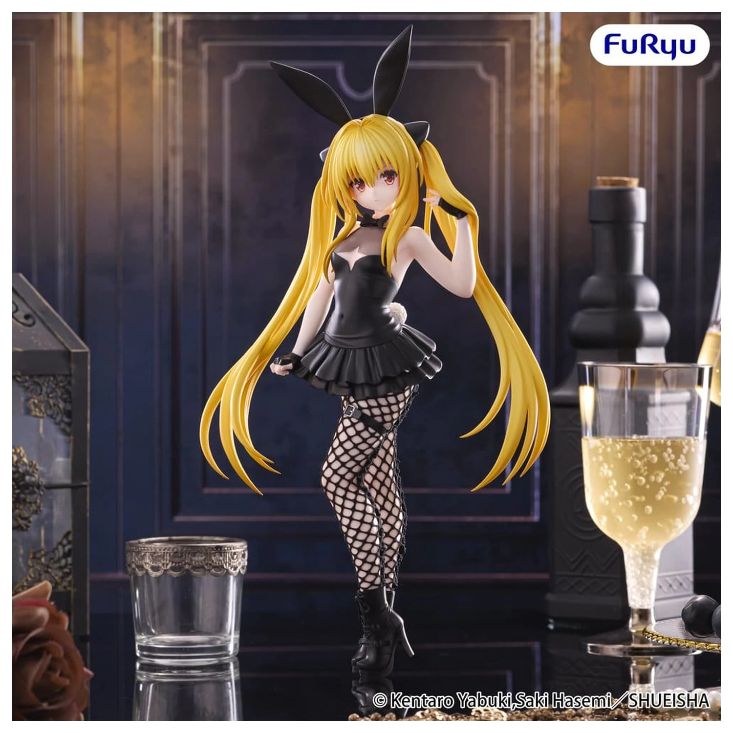 To Love Ru Darkness BiCute Bunnies PVC Figure Konjiki no Yami 26 cm product photo