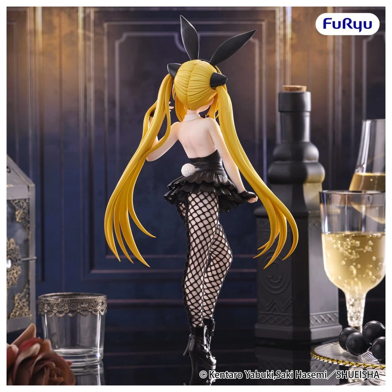 To Love Ru Darkness BiCute Bunnies PVC Figure Konjiki no Yami 26 cm product photo
