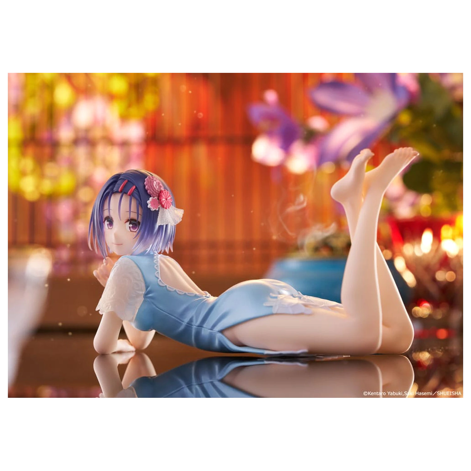 To Love-Ru Darkness PVC Statue Desktop Cute Figure Haruna Sairenji (China Dress Ver.) 13 cm            product photo