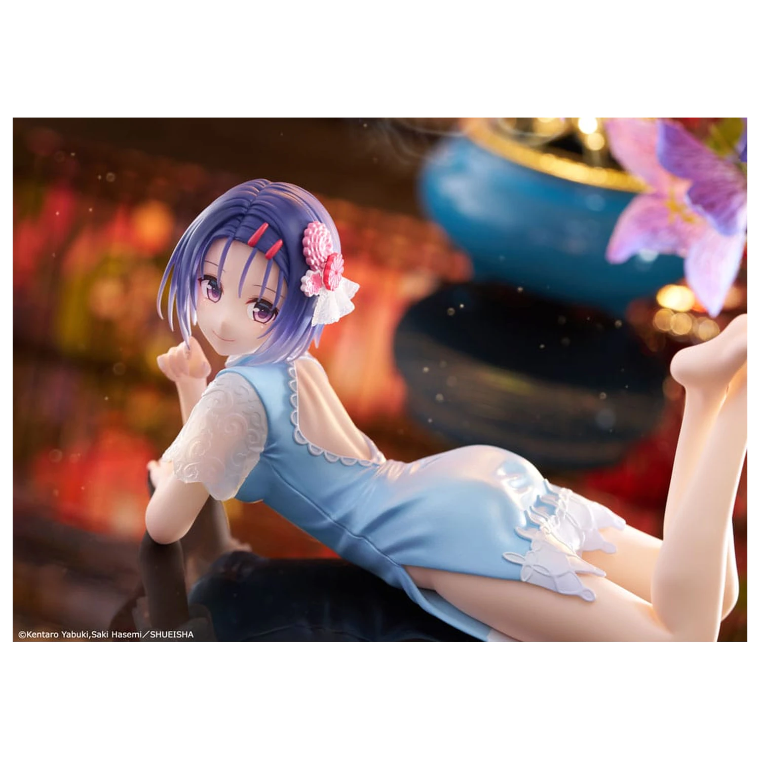 To Love-Ru Darkness PVC Statue Desktop Cute Figure Haruna Sairenji (China Dress Ver.) 13 cm            product photo