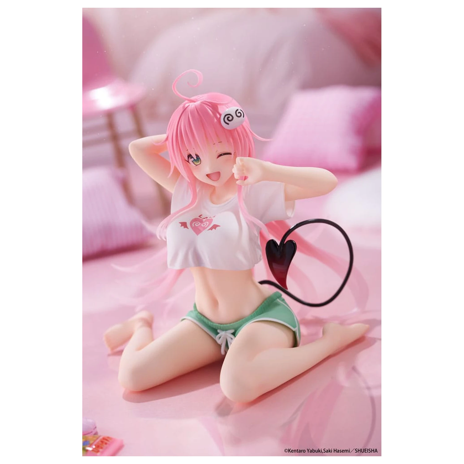To Love-Ru Darkness PVC Statue Desktop Cute Figure Lala Roomwear Ver. 13 cm       product photo