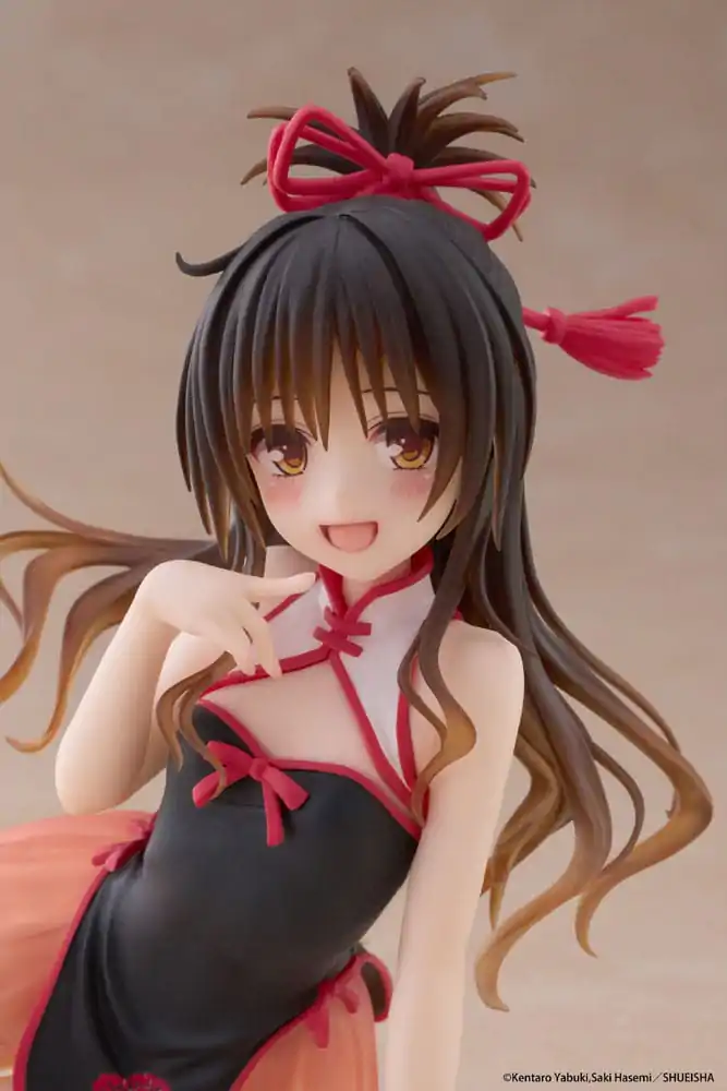 To Love-Ru Darkness PVC Statue Desktop Cute Figure Mikan Yuki Chinese Dress Ver. 13 cm      product photo