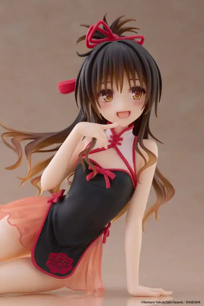 To Love-Ru Darkness PVC Statue Desktop Cute Figure Mikan Yuki Chinese Dress Ver. 13 cm      product photo