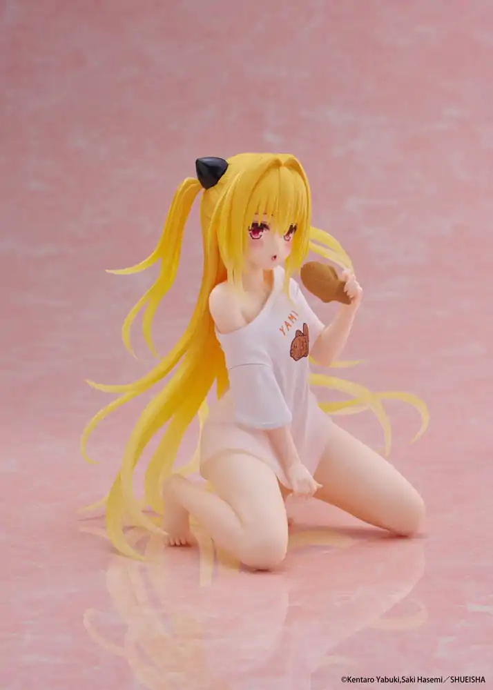 To Love-Ru Darkness PVC Statue Desktop Cute Figure Golden Darkness Roomwear Ver. 13 cm       product photo