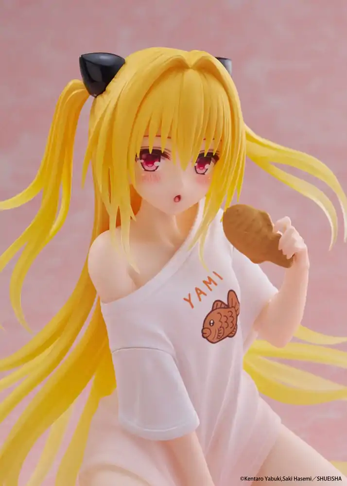 To Love-Ru Darkness PVC Statue Desktop Cute Figure Golden Darkness Roomwear Ver. 13 cm       product photo