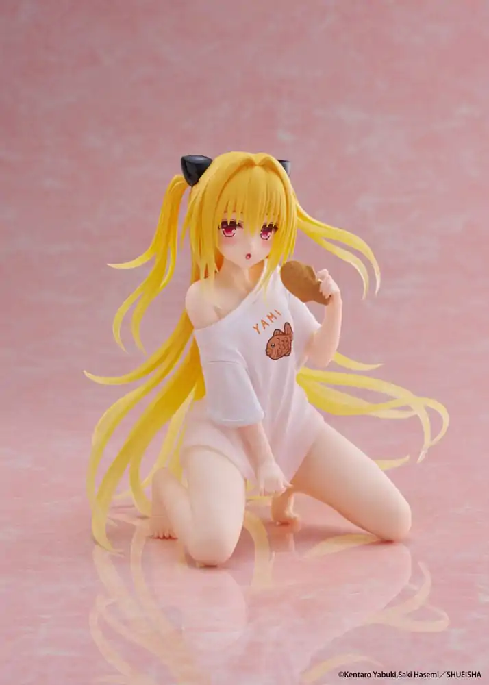 To Love-Ru Darkness PVC Statue Desktop Cute Figure Golden Darkness Roomwear Ver. 13 cm       product photo