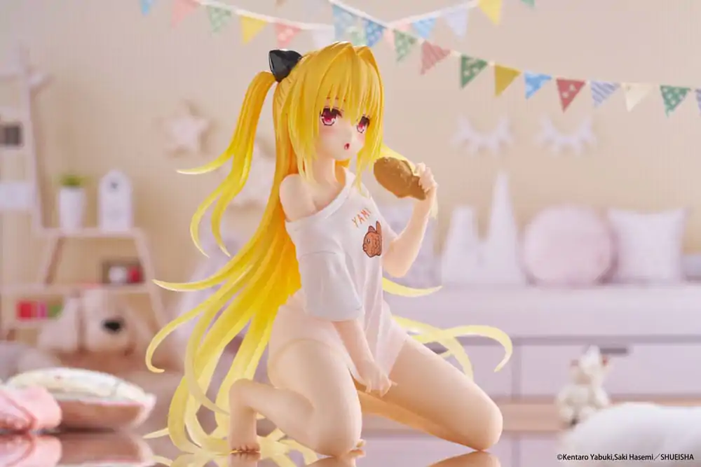 To Love-Ru Darkness PVC Statue Desktop Cute Figure Golden Darkness Roomwear Ver. 13 cm       product photo