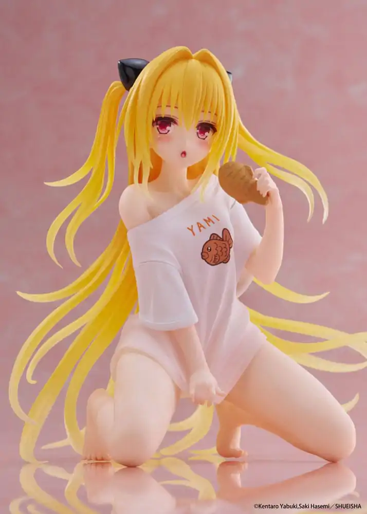To Love-Ru Darkness PVC Statue Desktop Cute Figure Golden Darkness Roomwear Ver. 13 cm       product photo