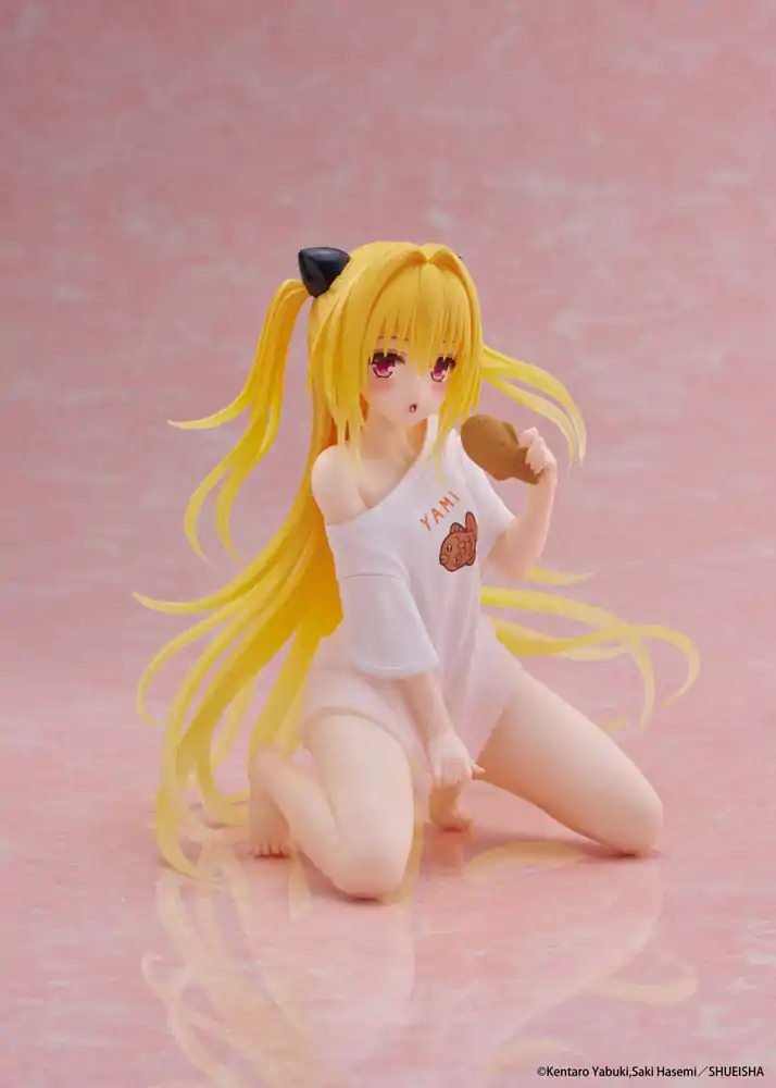 To Love-Ru Darkness PVC Statue Desktop Cute Figure Golden Darkness Roomwear Ver. 13 cm       product photo