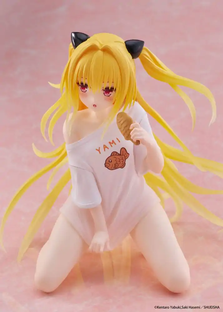 To Love-Ru Darkness PVC Statue Desktop Cute Figure Golden Darkness Roomwear Ver. 13 cm       product photo