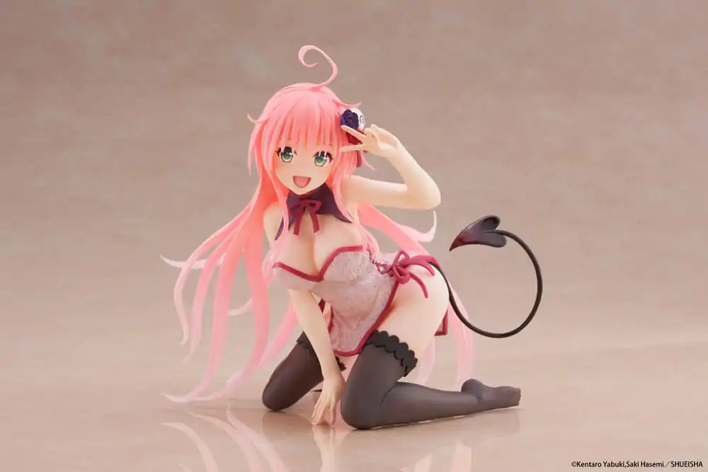 To Love-Ru Darkness PVC Statue Desktop Cute Figure Lala Chinese Dress Ver. 13 cm product photo