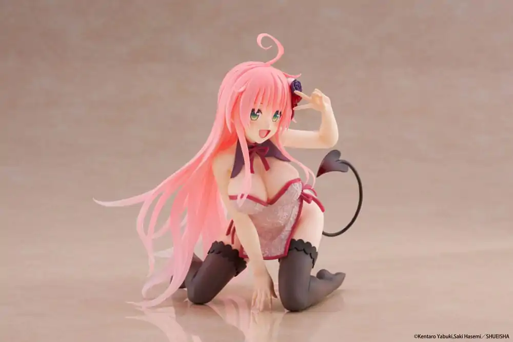 To Love-Ru Darkness PVC Statue Desktop Cute Figure Lala Chinese Dress Ver. 13 cm product photo