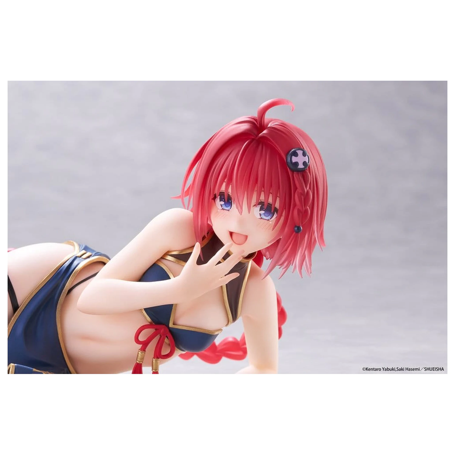 To Love-Ru Darkness Desktop Cute PVC Figure Mea Kurosaki (Chinese Dress Ver.) 13 cm product photo