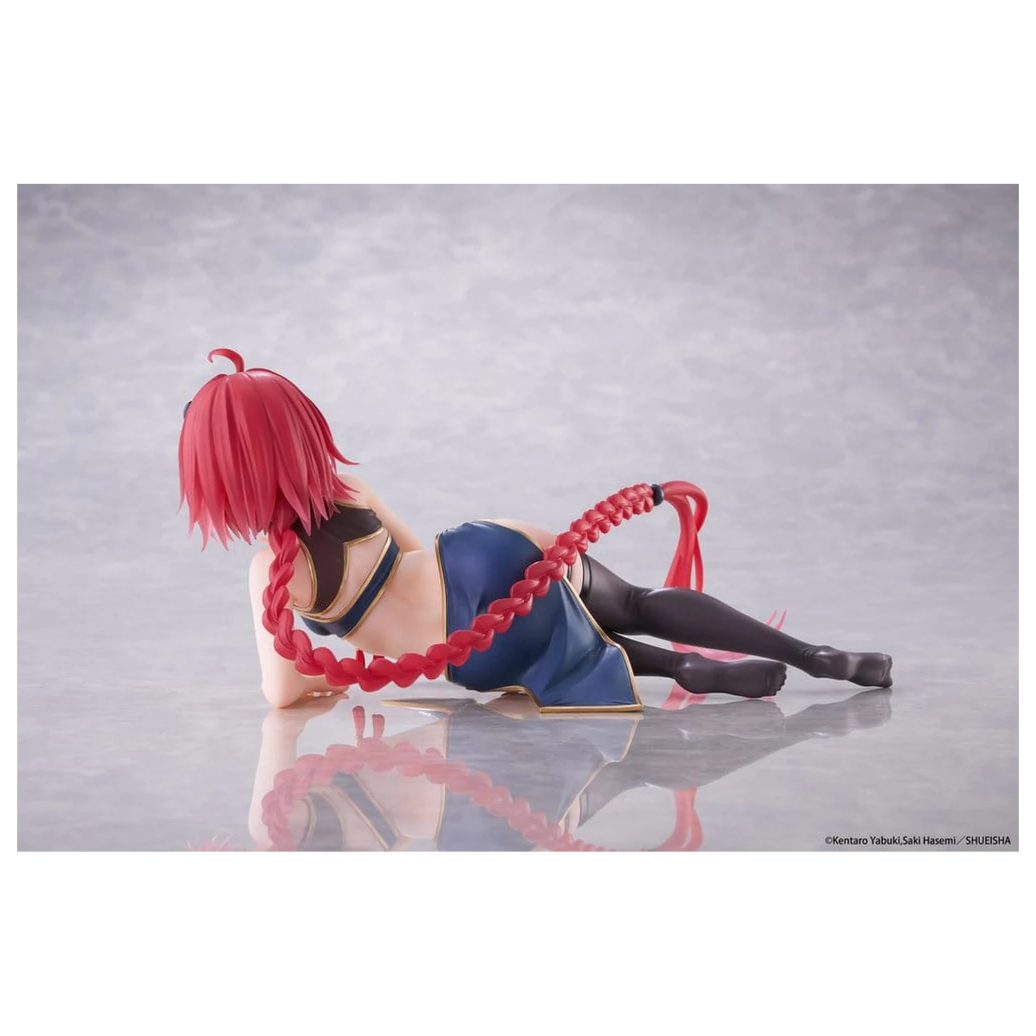 To Love-Ru Darkness Desktop Cute PVC Figure Mea Kurosaki (Chinese Dress Ver.) 13 cm product photo