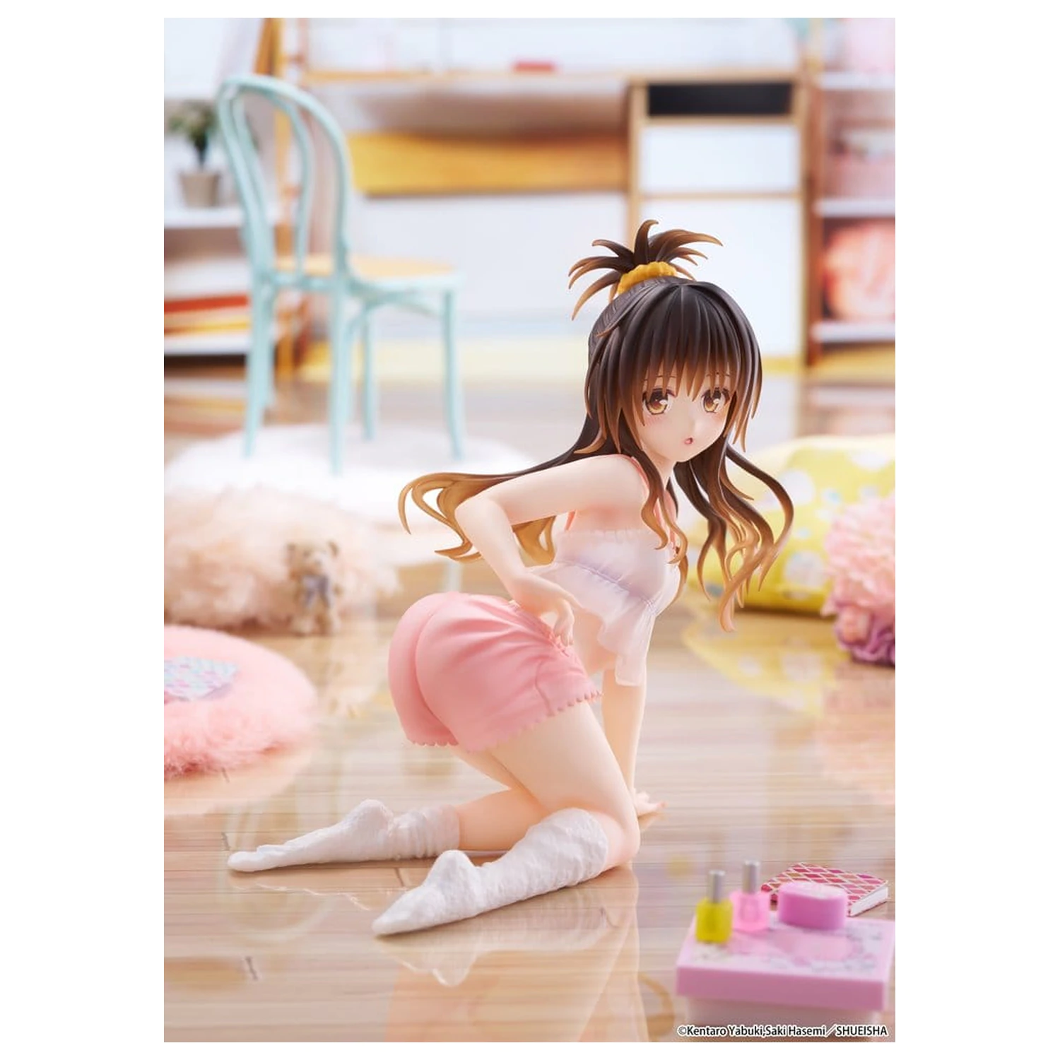 To Love-Ru Darkness Desktop Cute PVC Figure Mikan Yuki (Roomwear Ver.) 13 cm product photo