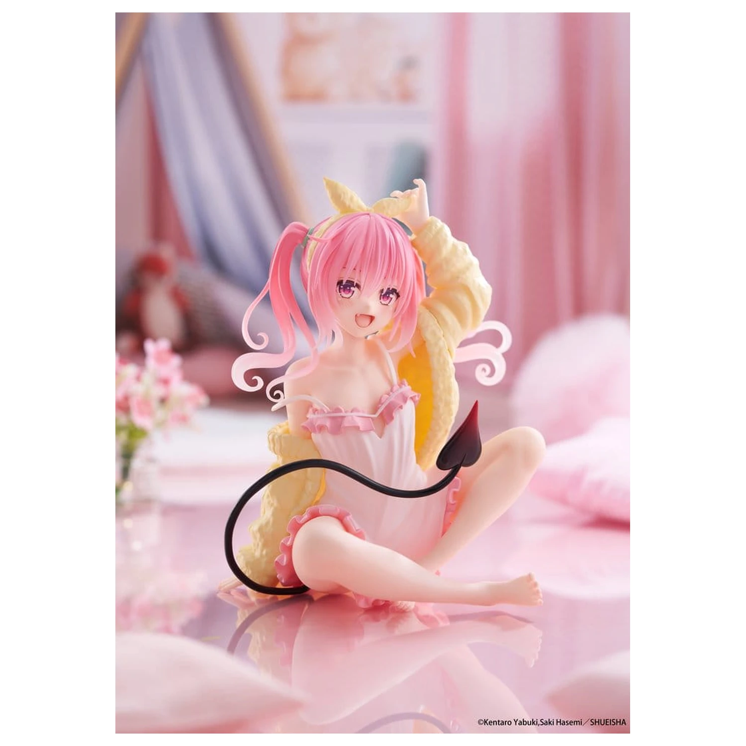 To Love-Ru Darkness Desktop Cute PVC Statue Nana Room wear Ver. 13 cm  product photo