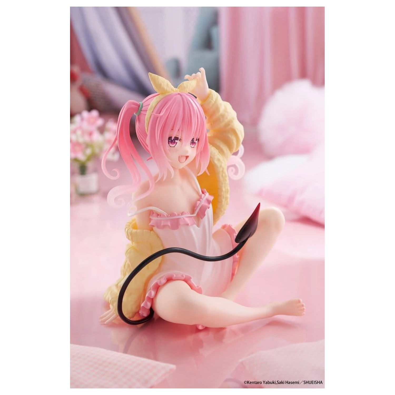 To Love-Ru Darkness Desktop Cute PVC Statue Nana Room wear Ver. 13 cm  product photo
